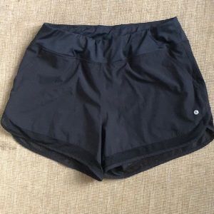 Black women’s athletic shorts.
